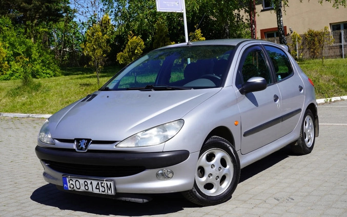 Peugeot 206 cena 4999 przebieg: 81000, rok produkcji 1999 z Katowice małe 277